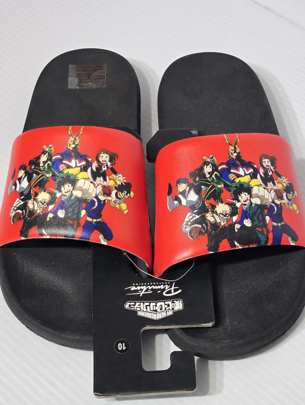 Primitive Slides X My Hero Acadamia Mens Size 10